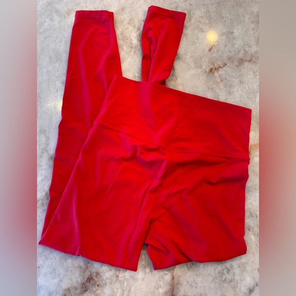 Red Leggings All In Motion Size M - Picture 2 of 3
